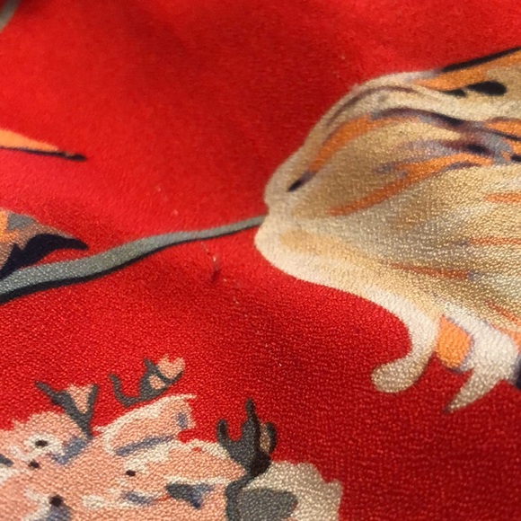 Vintage Kimono Style Blouse Size XL - Picture 7 of 10